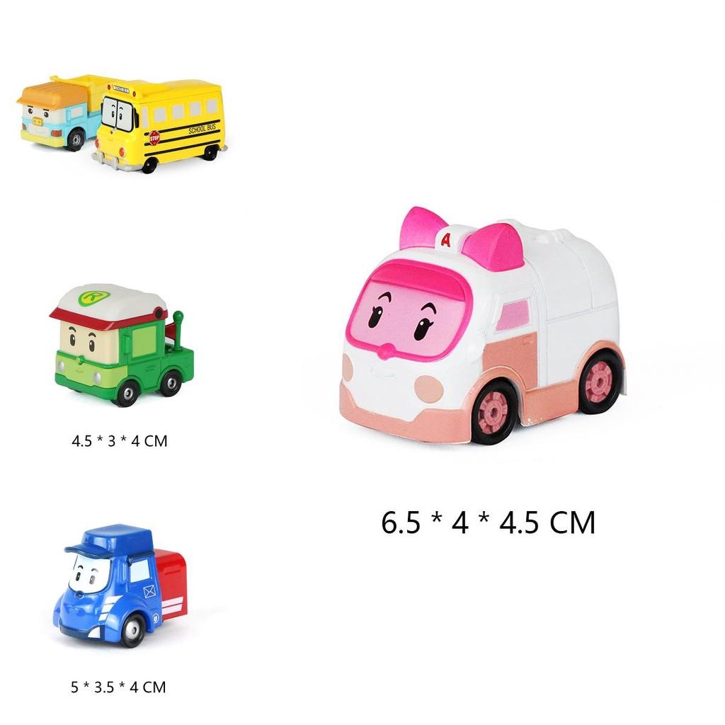 New 19 Styles Robocar Poli Mini Vehicle Car And Bus Toys South Korea Kids Gift