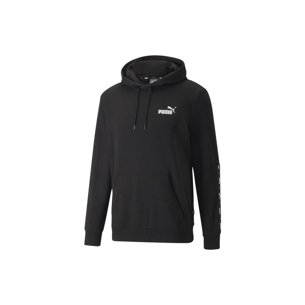 Puma Essential+ Sweat A Capuche Tape Homme Sweatshirt Men's Black 847385-01