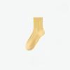 Ladies Autumn Leisure Pure Cotton Tea Tree Essential Oil Antibacterial Deodorant Wicking Exercise Tube Socks