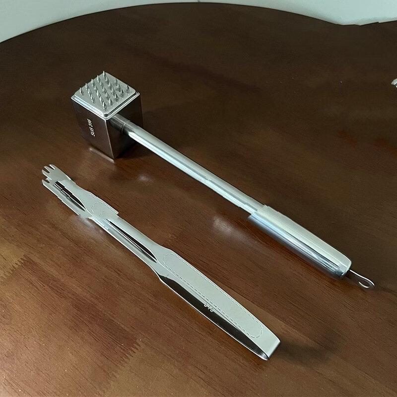 

Meat Tenderizer and BBQ Tongs Set