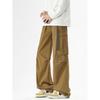 Wassup Retro Pure Cotton Cargo Pants Men's Autumn 2025 New Trendy Brand Wide-Leg Casual American Straight-Leg Trousers