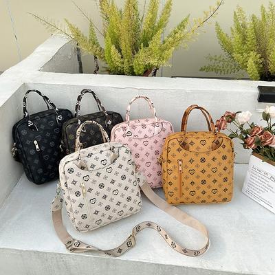 High End Printed Bucket Bag New Style Bag Women's Classic Handbag Women's Large Capacity Shoulder Bag Makeup Bag