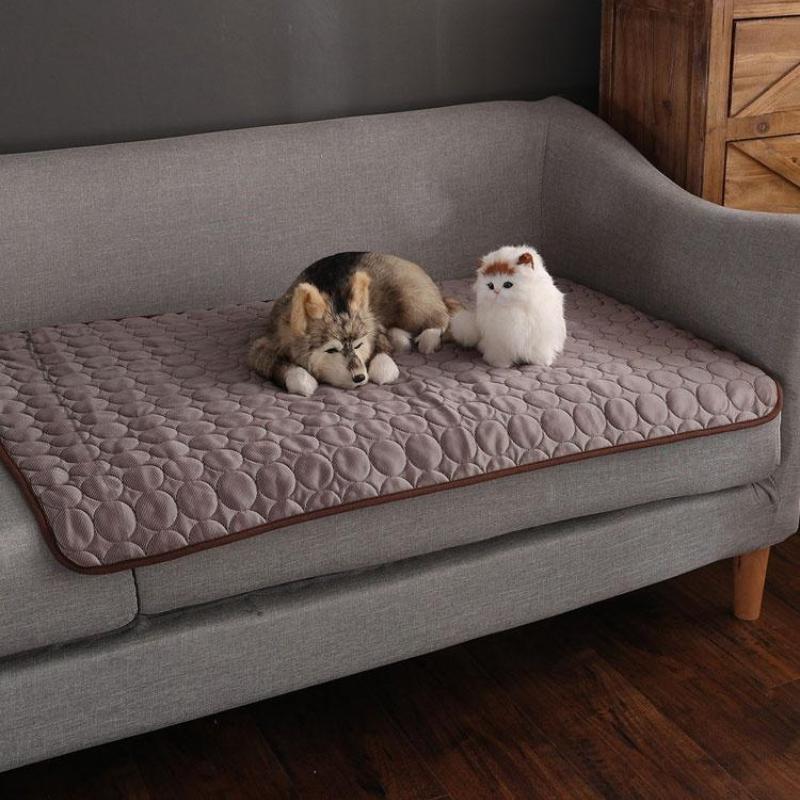 Andy Kühlmatte für Hunde, Sommerunterlage, Haustiermatte, Bett für Hunde, Katzen, Decke, Sofa, atmungsaktiv, für den Sommer, waschbar, Heimtierbedarf, Zubehör