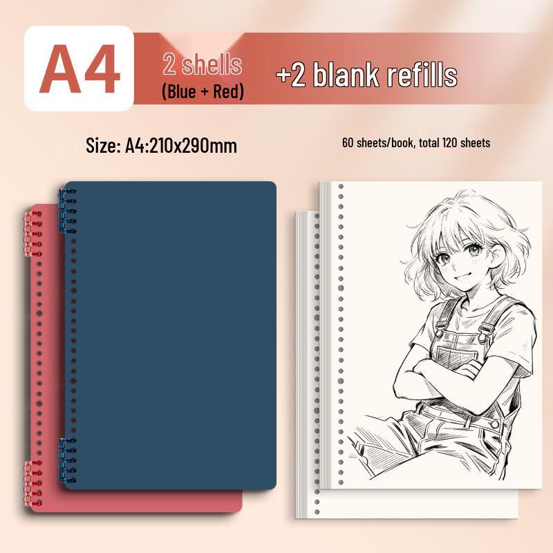 Morandi Detachable Student Sketchbook - Thick, Comfortable, Colorful Art Drawing Pad