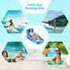 Summer Inflatable Swim Ring Float Chair Multifunctional Pool Floating Backrest Chairs Portable  Adults for Pool Water Party