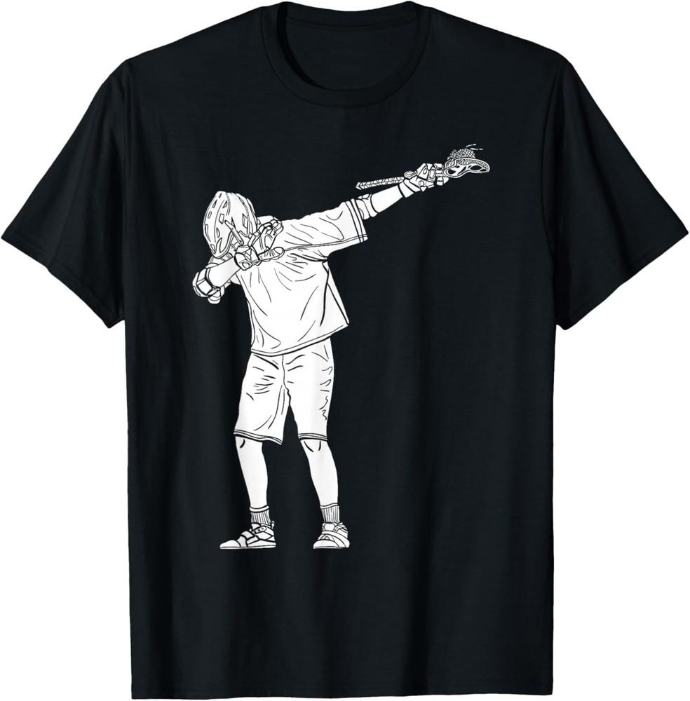 Lacrosse Stick Boy Dabbing Youth Dab Dance T-Shirt