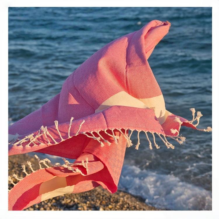 Premium Customized Turkish Fouta Bath Towel - Lightweight Sand Free Cotton Hamam Beach Towel