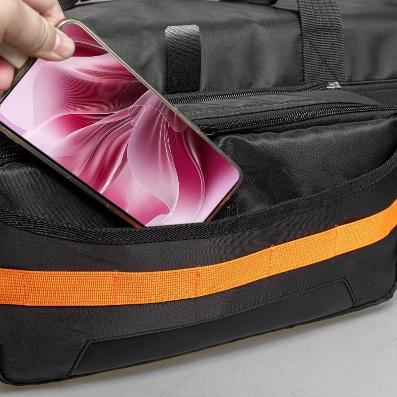Black Oxford Cloth Bag For PB On The Go 2 Portable Speaker Offering Multiple Carrying Option And Storage Space