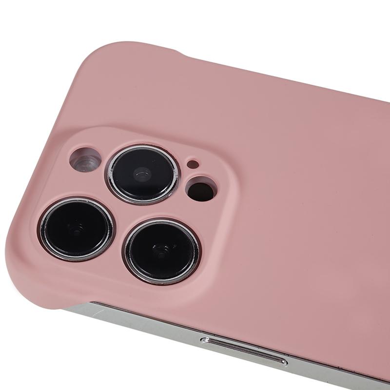 For iPhone 16 Pro Max Frameless Case Hard PC Slim Minimalist Phone Cover Skin-touch