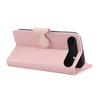 For iPhone 17 Air Case Zipper Wallet Leather Phone Cover with Wrist Strap
