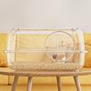 Spacious Transparent Hamster Villa Deluxe Syrian Hamster Habitat with Multi-Level Platforms  Acrylic Complete Pet Playground