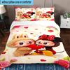 3PCS Labu-bu Friends Adventure 3pcs Bedding,Including 3PCS Duvet Cover And 2pcs Pillowcases Perfect for Christmas,Ideal for Bedroom, Dormitory