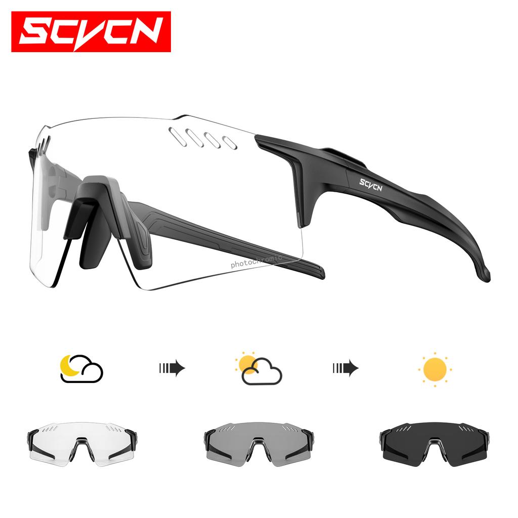 SCVCN Neue Fahrrad-Sonnenbrillen für den Außenbereich, Fahrradbrille für Männer und Frauen, MTB, Rennrad, Sport, Bergsteigen, UV400, Wanderbrille
