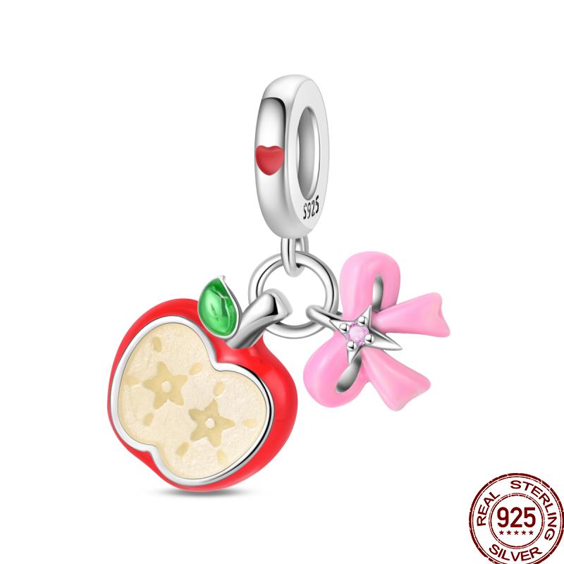 Miedziany Cyrkon Letnie Lody Ocean Wielka Seria Błyszczący Inkrustowany Cyrkon Wisiorek Pasuje do Bransoletki 3mm