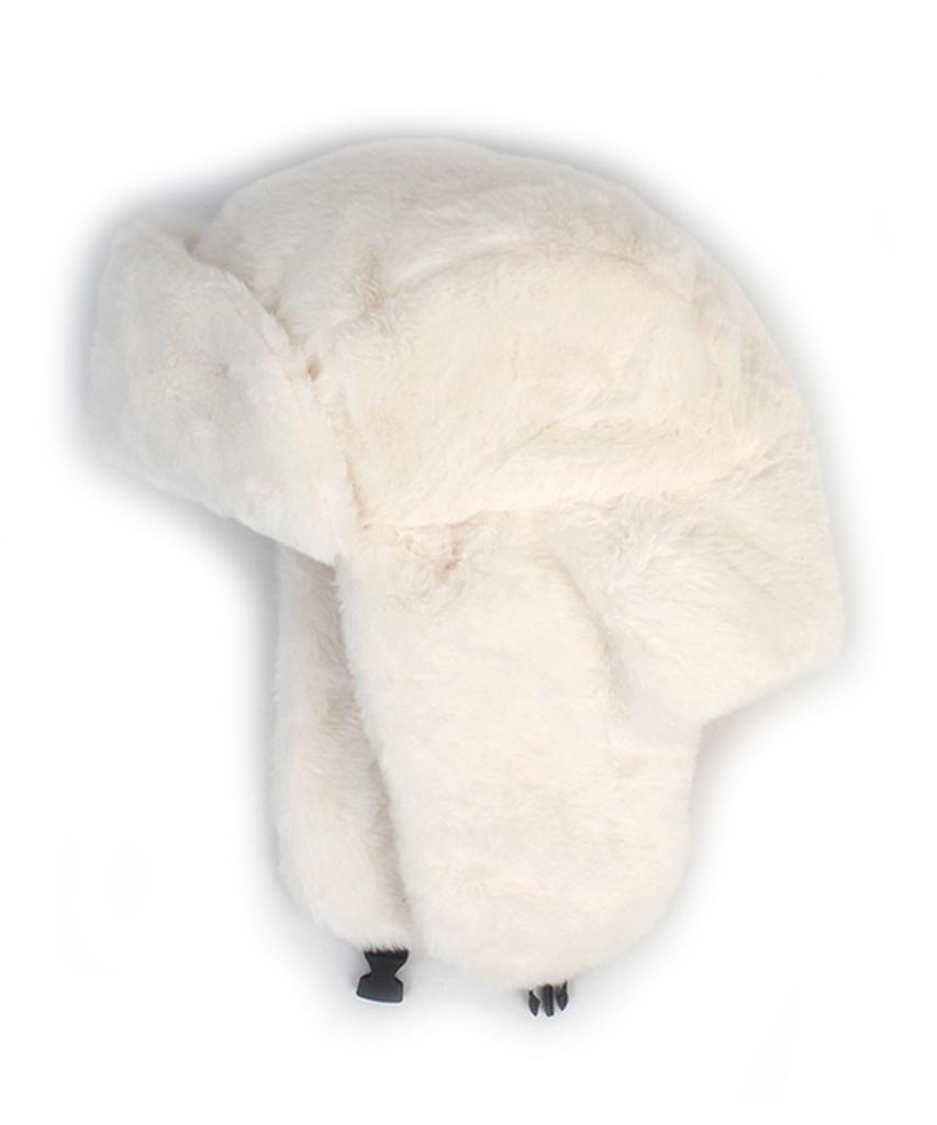 Yunibeosyeolkemiseuteuli Soft Fur White Aviator Hat