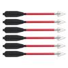 6Pcs   Arrows Double Screw Fixing Aluminum Alloy Shooting Bow Arrows Archery Accessory 6.75in