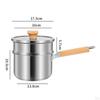 10cm Small Pot ,Multipurpose Universal with Lid ,Milk Pan, Long Handle Thickened Sauce Pan ,Cooking