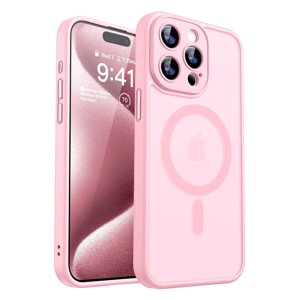 Matte Translucent Case For 17 16E 16 15 14 13 12 11 Pro Max Plus IPhone16 For Magsafe Mag Safe Wireless Charge Back Cover