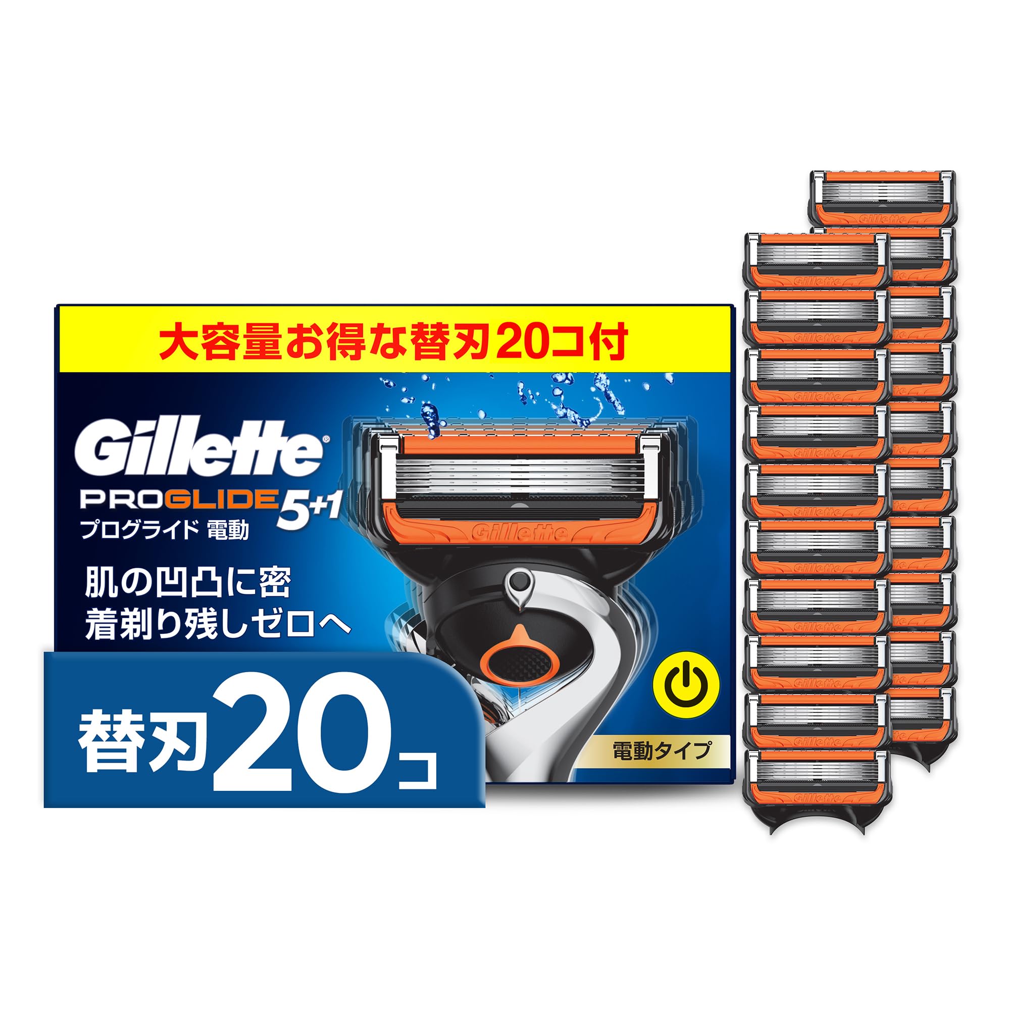 

Gillette [Оригинал] Электробритва Gillette, 20 штук, Сменные лезвия, Мужская бритва Gentle ProGlide [Эксклюзив для Amazon.co.jp]