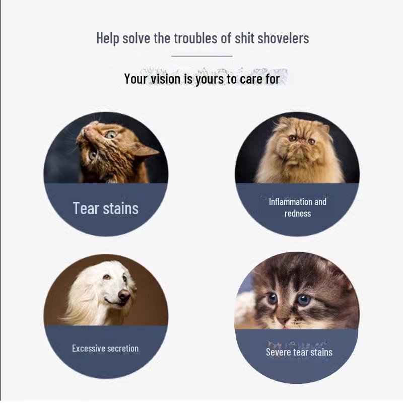 Pet Tear Stain Remover Wipes for Cats, Dogs, Pomeranians, Bichons, and Teddies - Eye Mucus Cleaning Supplies