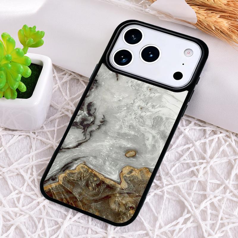 

Traveler Protective Wood Resin pattern Shockproof Phone Case for iPhone 17 Air 16e 15 11 12 14 13 Pro Max Cover Coque iPhone 16 Plus