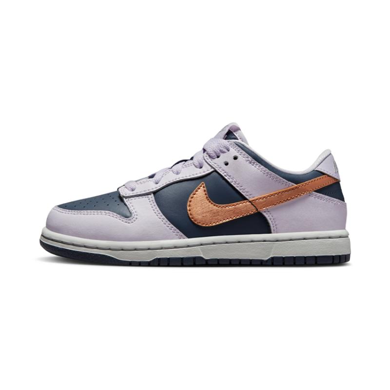 

Nike Dunk Low SE Copper Swoosh PS Sneakers DX1664-400 33.5