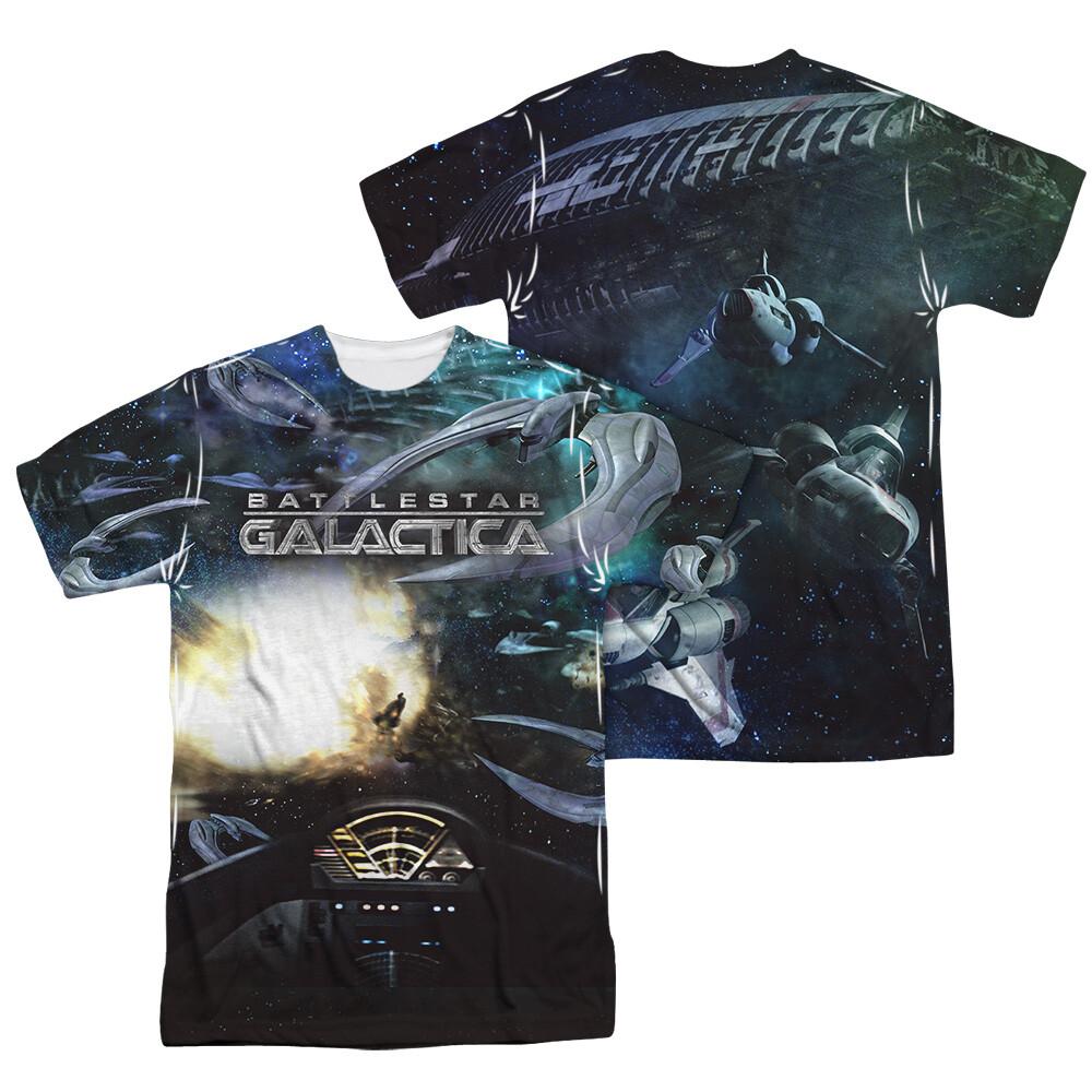 Battlestar Galactica Battle Seat Dye Sublimation T-Shirt XXL