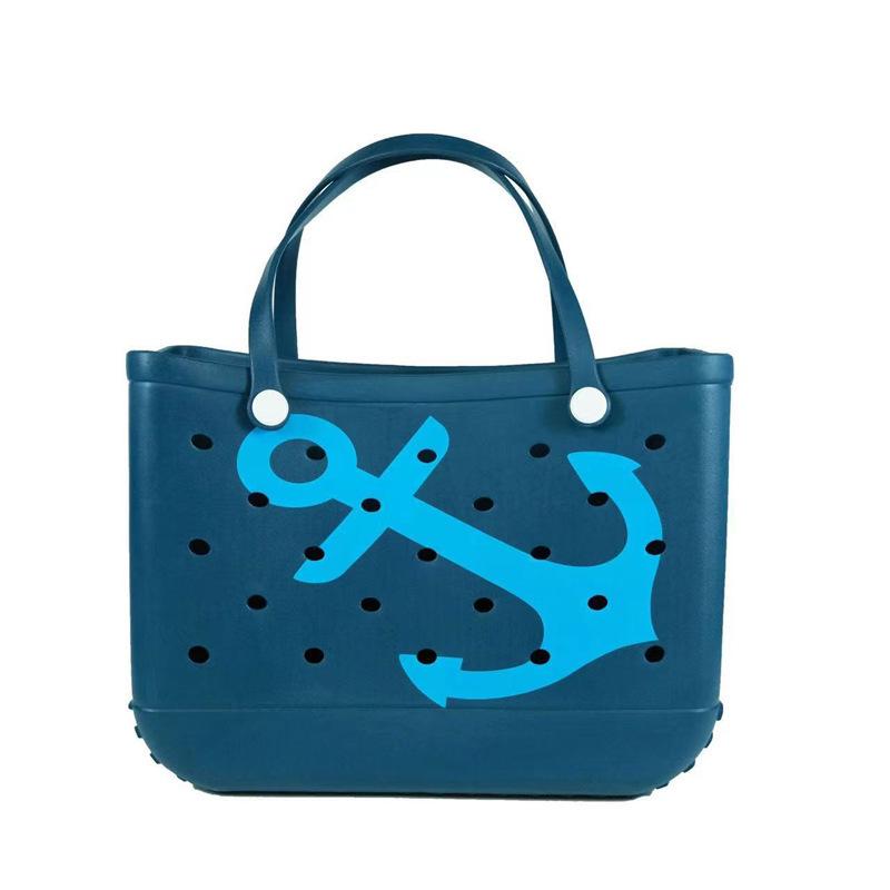 Borsa da spiaggia leggera di grande capacità Extra Large Tote Impermeabile Durevole Adatta per Nautica Piscina Sport Palestra Borsa a mano aperta