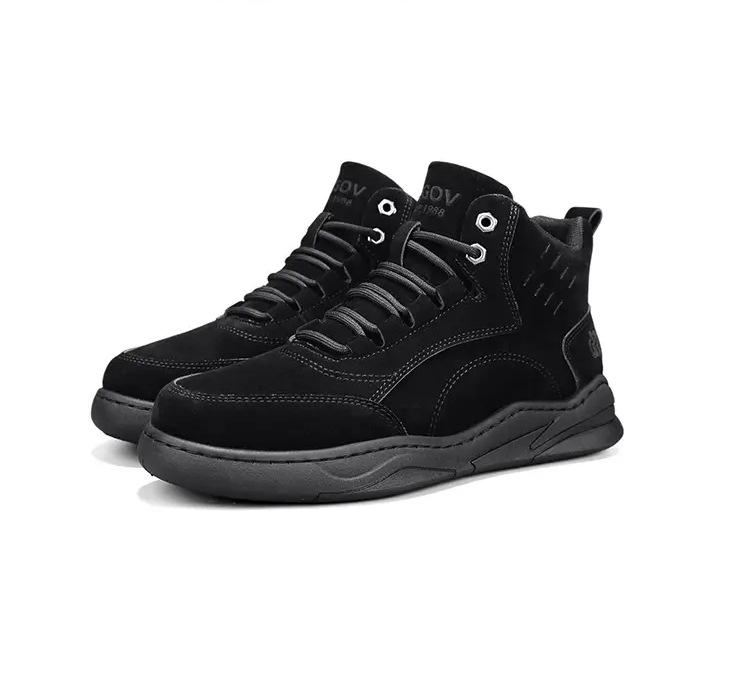 

Autumn and winter high-top shoes fleece warm cotton shoes outdoor leisure sports Martin boots non-slip snow boots 38