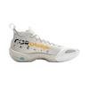 Li Ning BadFive Air 1 Super Basketball Shoes Men's Mid top Waterdrop Gray ABFV037-7