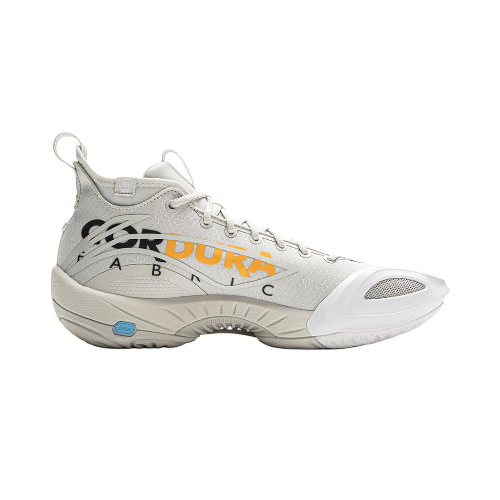 Li Ning BadFive Air 1 Super Basketball Shoes Men's Mid top Waterdrop Gray ABFV037-7