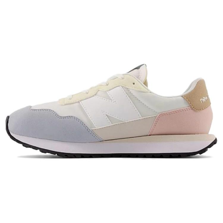 New Balance Nb 237 Versatile Trendy Easy Comfortable Low-Top Lifestyle Casual Shoes Women sneaker Pink White GS237VG