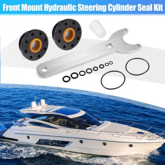 1 Set Front Mount Hydraulic Steering Cylinder Seal with Pin Wrench for HC5340