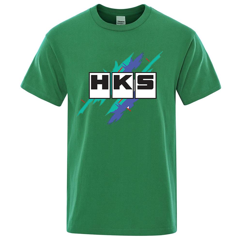 2026 Sommer Neu HKS Power und Sport Druck Unisex Neu Beliebt Normales kurzärmeliges Shirt Radfahren Laufen Sport T-Shirt