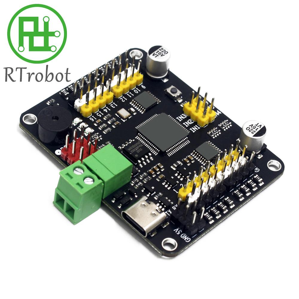 32 24 16-Kanal Roboter-Servo-Steuerplatine Servo-Motor-Controller PS-2 Drahtlose Steuerung USB/UART-Verbindung Mod