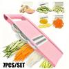 Mandoline Slicer for Kitchen 7-in-1 Mandoline Food Slicer,Potato/Cheese/Vegetable/Carrot/Cucumber Grater