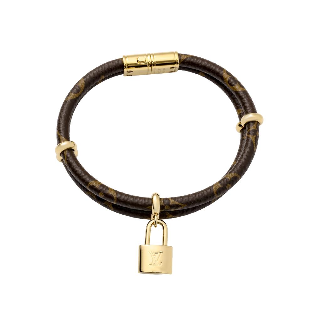 Louis Vuitton 2021-2025 Monogram Keep It Twice Bracelet 19 Costume Bracelet M6640E