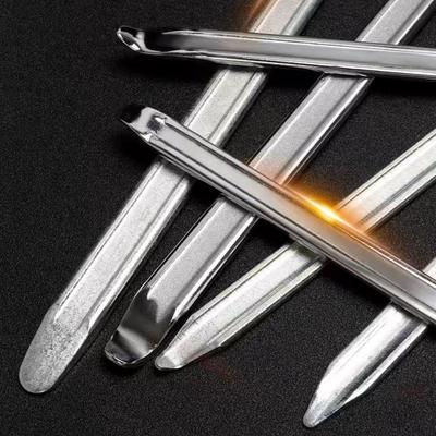 2 szt. Stalowa łyżka Narzędzie do zdejmowania opon Stalowa konstrukcja Wzór łomu Narzędzie do naprawy opon Łyżka do opon Klasa profesjonalna