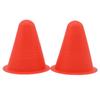 10pcs Portable Marking Training Road Cone Roller Skating Piles Multifunctional Skates Roadblocks Soccer Training Obstacles Props