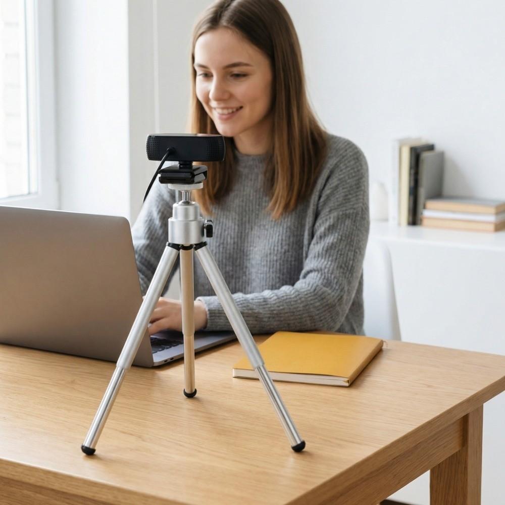 Silver Flexible Tripod Stand Flexible Projector Bracket Compact Projector Holder Stand Photography