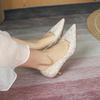 Luxury Satin Wedding Shoes Women 2024 Spring Brand Designer High Heels Pumps Woman Thin Heeled Party Office Shoes