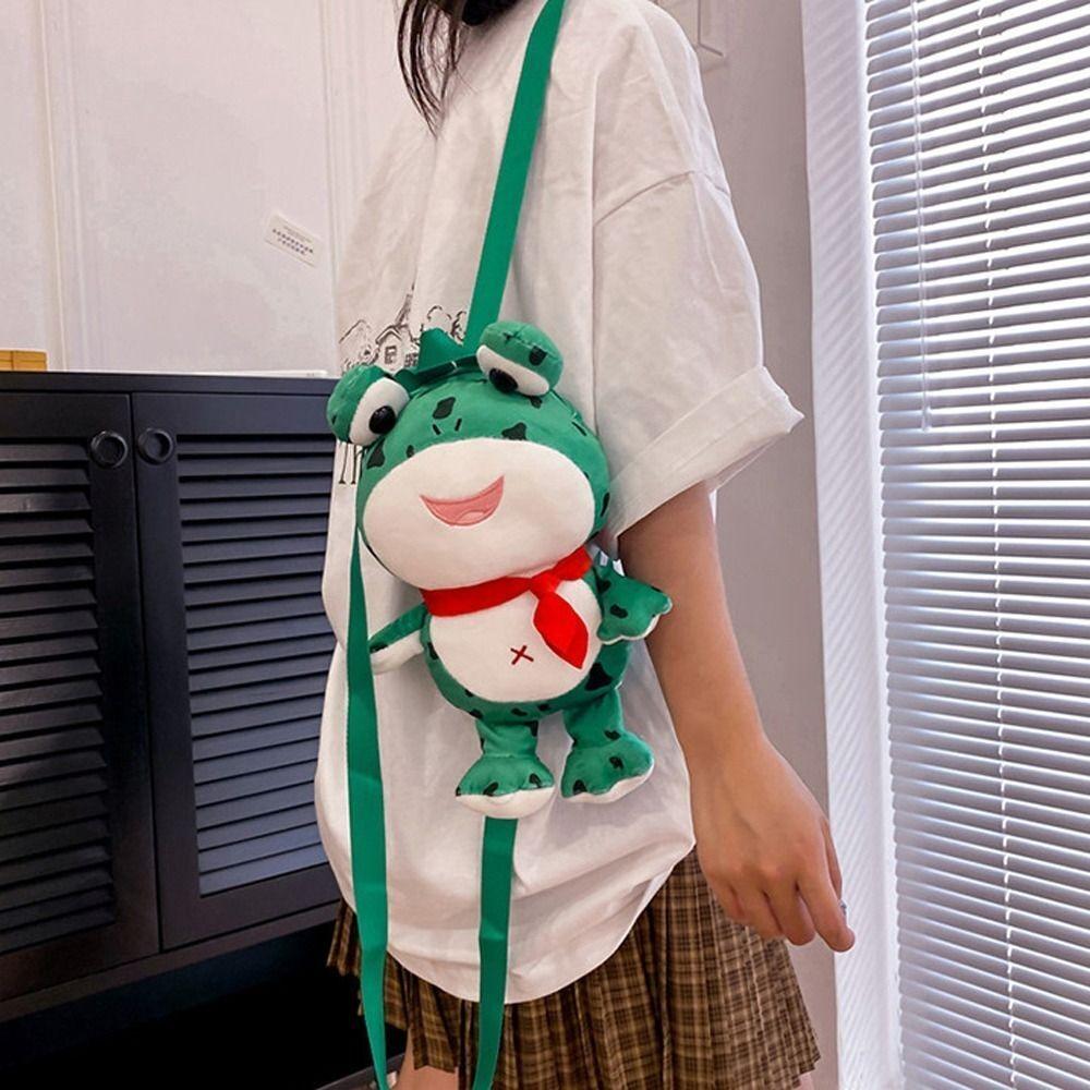 

Frog Shape Doll Bag Cartoon Backpac Cute Shoulder Bag