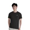Skechers Godri Comfortable Sports Series Soft Fashionable Versatile Short Sleeve T-Shirt Men tops Carbon-Black P225M020-0018
