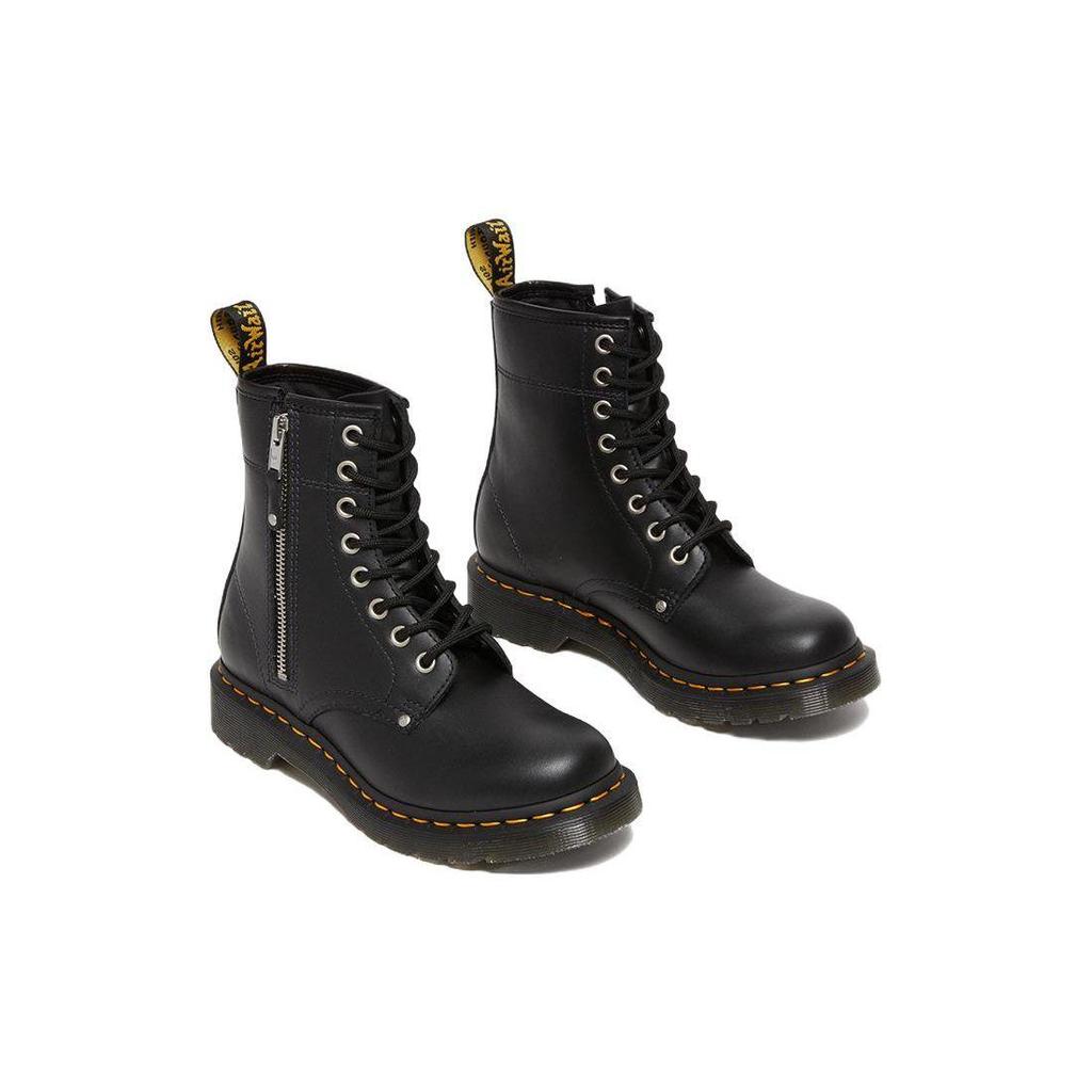 Dr. Martens 1460 Leather 8 Eyelet Short Boots Women Boots Black 27629001
