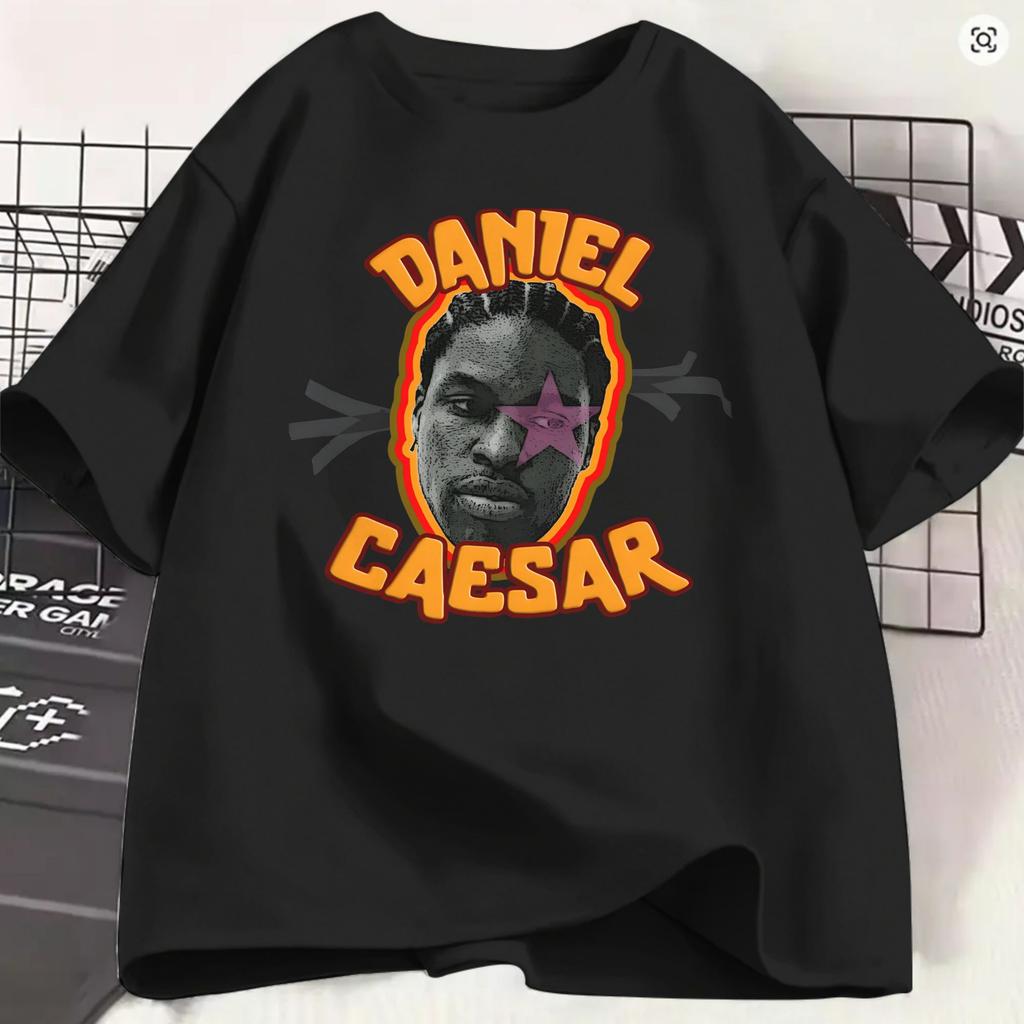 Unisexs TShirts Daniel Caesar Casual Cotton Tee Shirt Short Sleeve Singer T Shirt Crewneck Clothes New Arrival