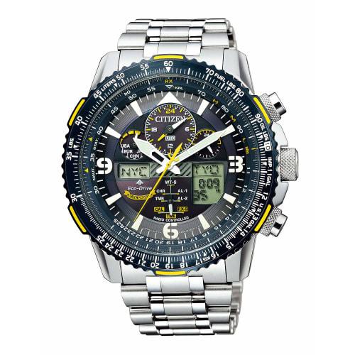 

Citizen Promaster Eco-Drive Radio-Controlled Watch, Blue Angels Model, JY8078-52L, Men s, Silver, Available at Select Retailers