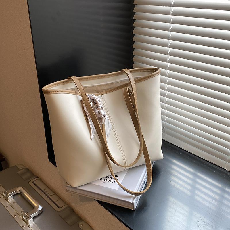 Mote Stor kapasitet Tote Bag Dame Ny Allsidig Skulderveske Fritidsveske