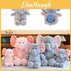 Adorable Pink And Gray Elephant Plush Pillow For Kids And Girls Perfect Gift