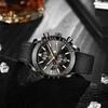 BY BENYAR Analog 50M Water Leather Quartz Gift for Men Men's Watch, Chronograph, Watch, Resistant, Business, Simple, Stylish, Popular, Formal, Strap,