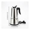 Electric Pot Stainless Steel Coffee Brewer Maker FoodGrade with Plug for